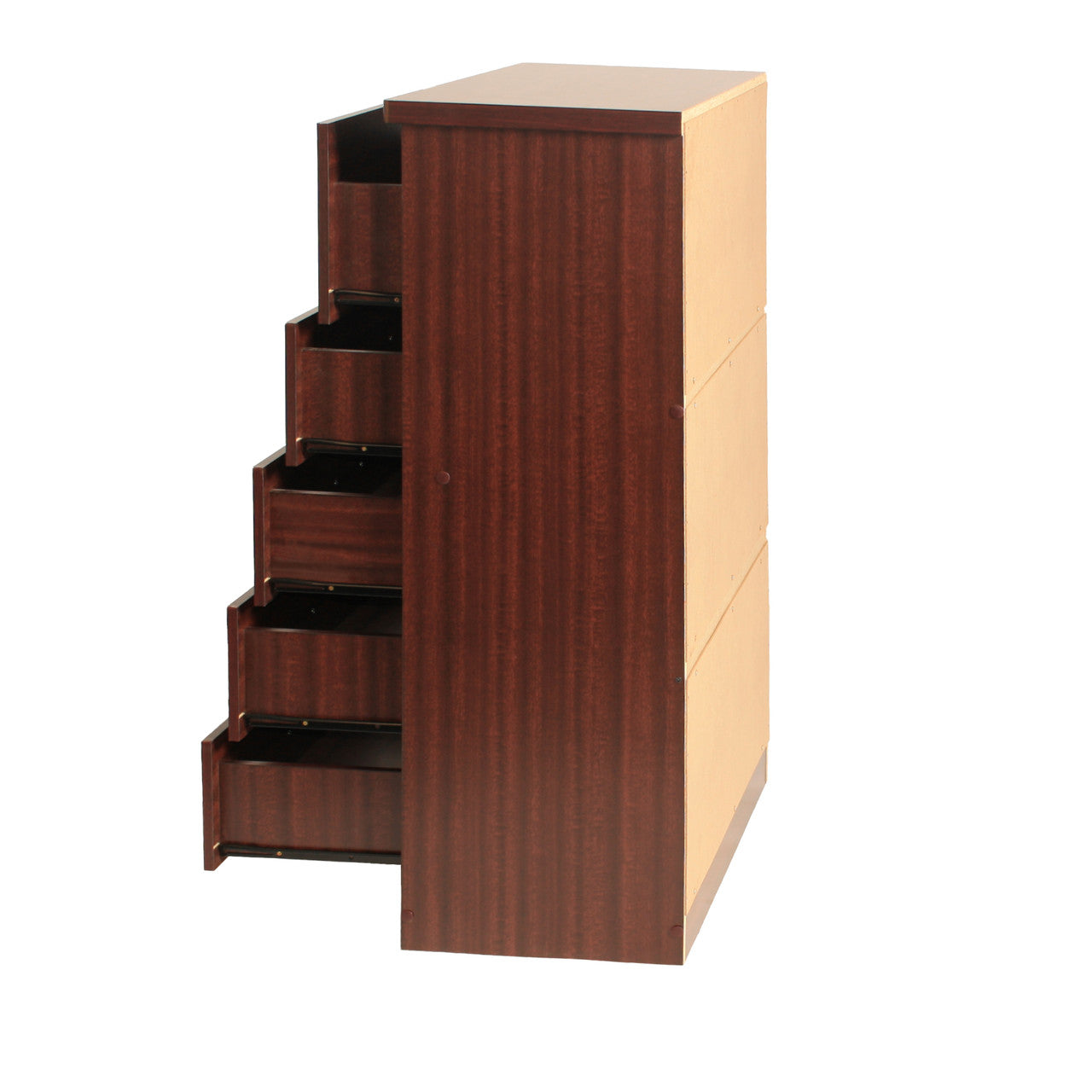 Go Green Woods Florence Wood 5 Drawer Dresser for Bedroom