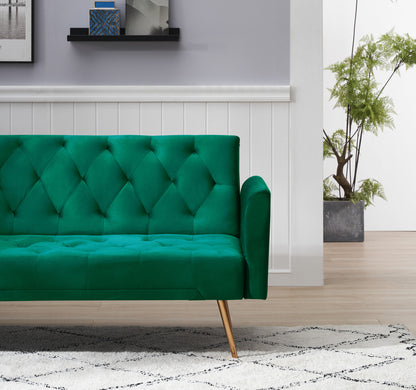 Zen Zone 71" Convertible Double Folding Living Room Sofa Bed