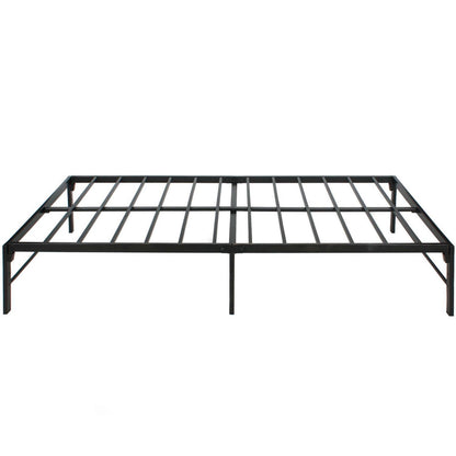 Go Green Woods Lily Foldable Welded Black Metal Platform Bed Frame Twin