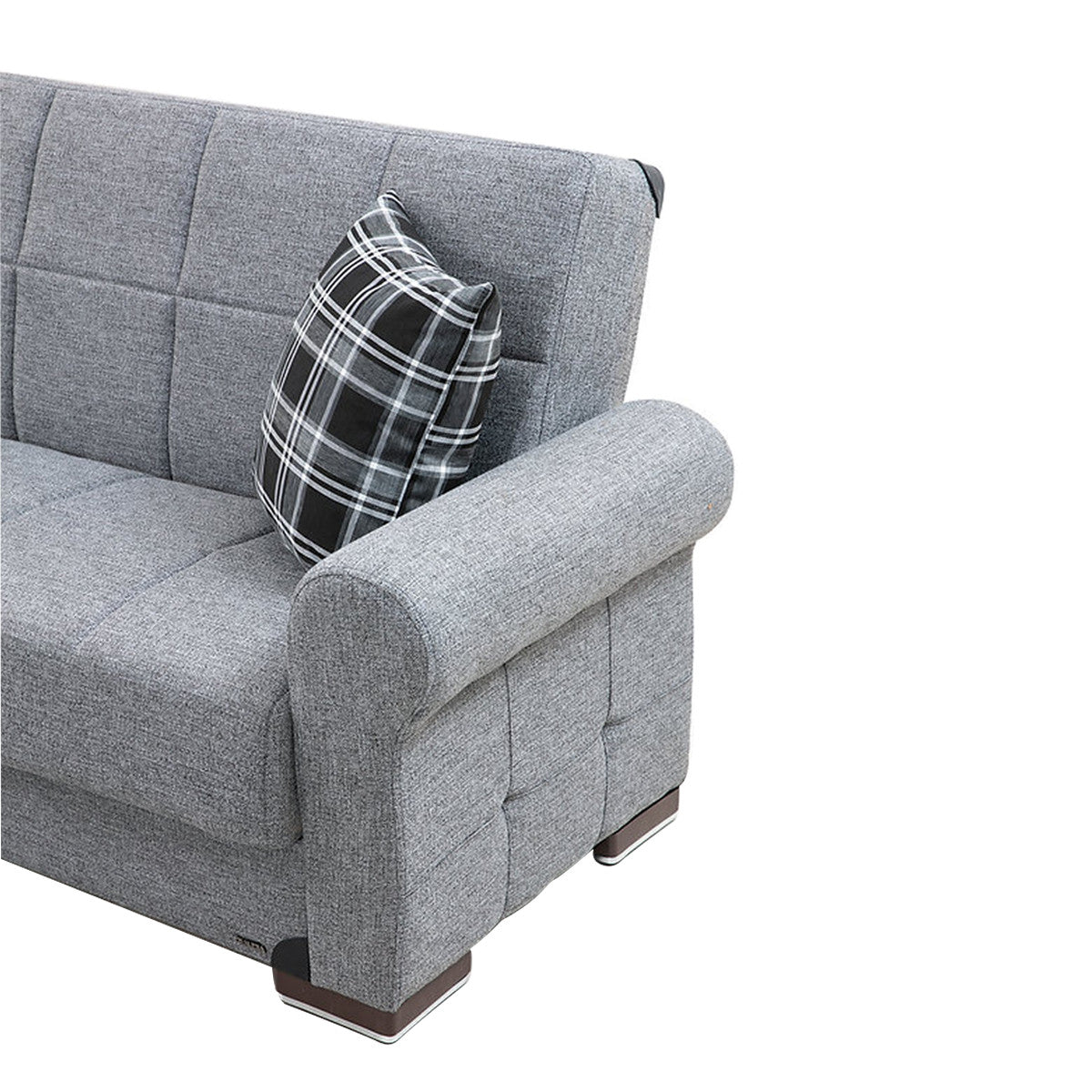 Silva Gray Fabric Sofa Bed