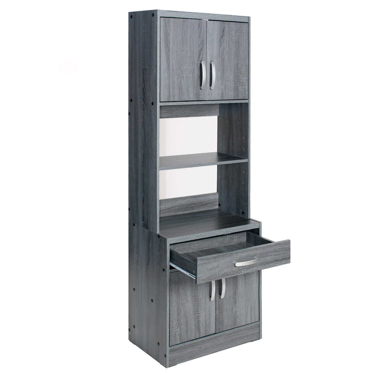 Go Green Woods Shelby Tall Wooden Kitchen Pantry