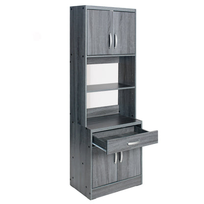 Go Green Woods Shelby Tall Wooden Kitchen Pantry