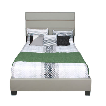 Go Green Woods Napoli Faux Leather Upholstered Platform Bed Twin
