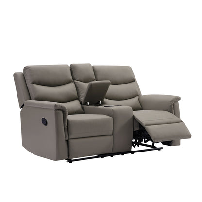 DreamSeat  2-Seater Motion Sofa Grey Pu