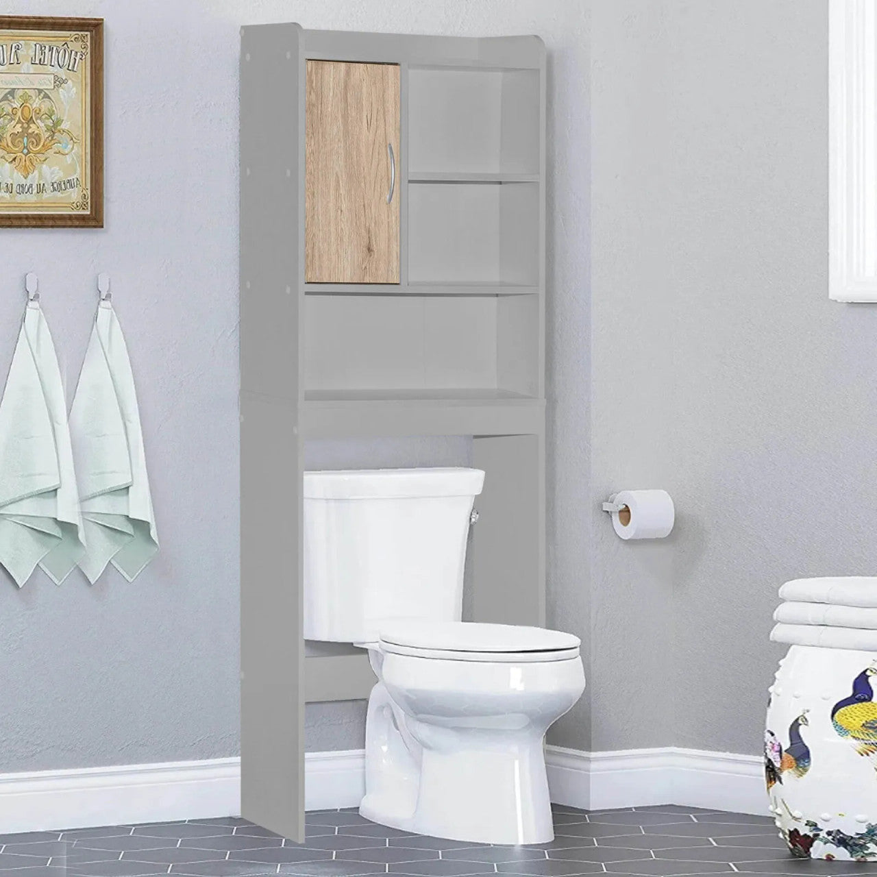 Go Green Woods Ace Over the Toilet Storage Cabinet