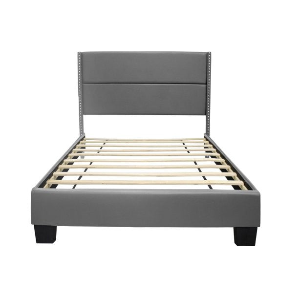 Go Green Woods Giulia Faux Leather Upholstered Twin Platform Bed