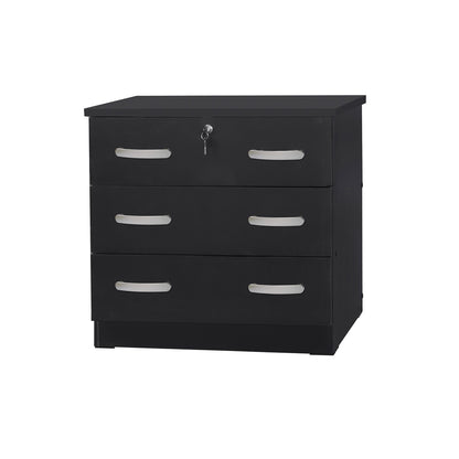 Go Green Woods Cindy Wooden 3 Drawer Chest Bedroom Dresser