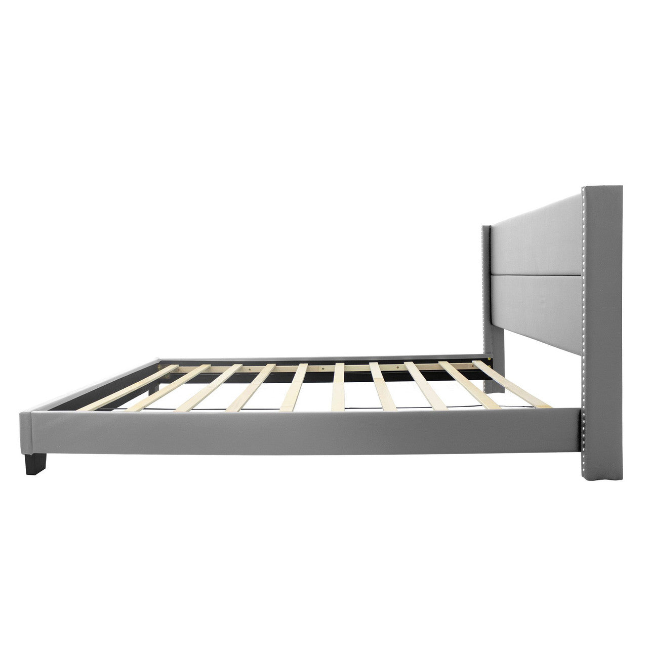 Go Green Woods Giulia Faux Leather Upholstered Twin Platform Bed