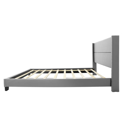 Go Green Woods Giulia Faux Leather Upholstered Twin Platform Bed