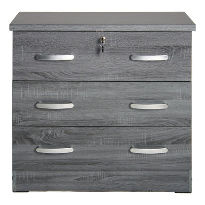 Go Green Woods 3 Drawer Engineered Wood Chest Bedroom Dresser