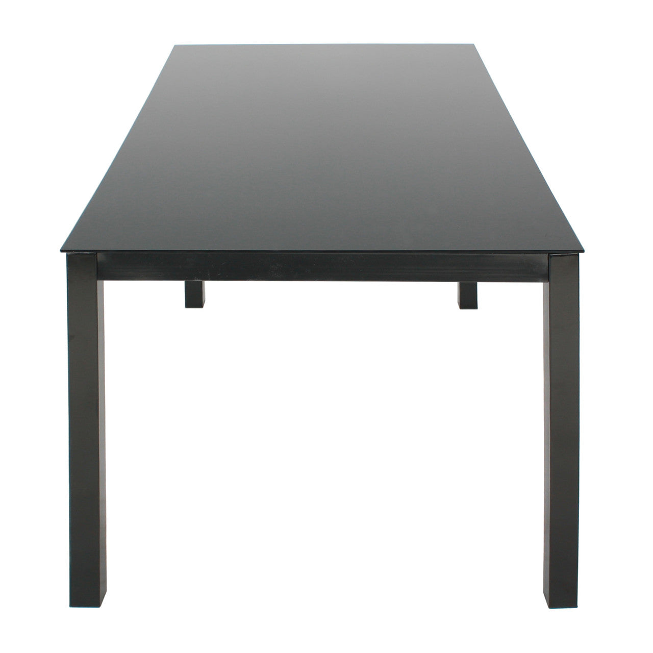 Go Green Woods Elliott Tempered Glass Metal Dining Table