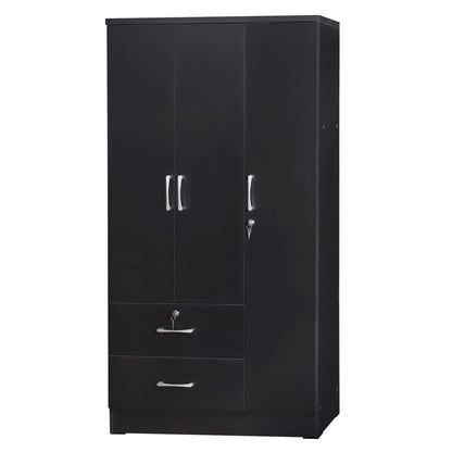 Go Green Woods Symphony Wardrobe Armoire Closet with Two Drawers