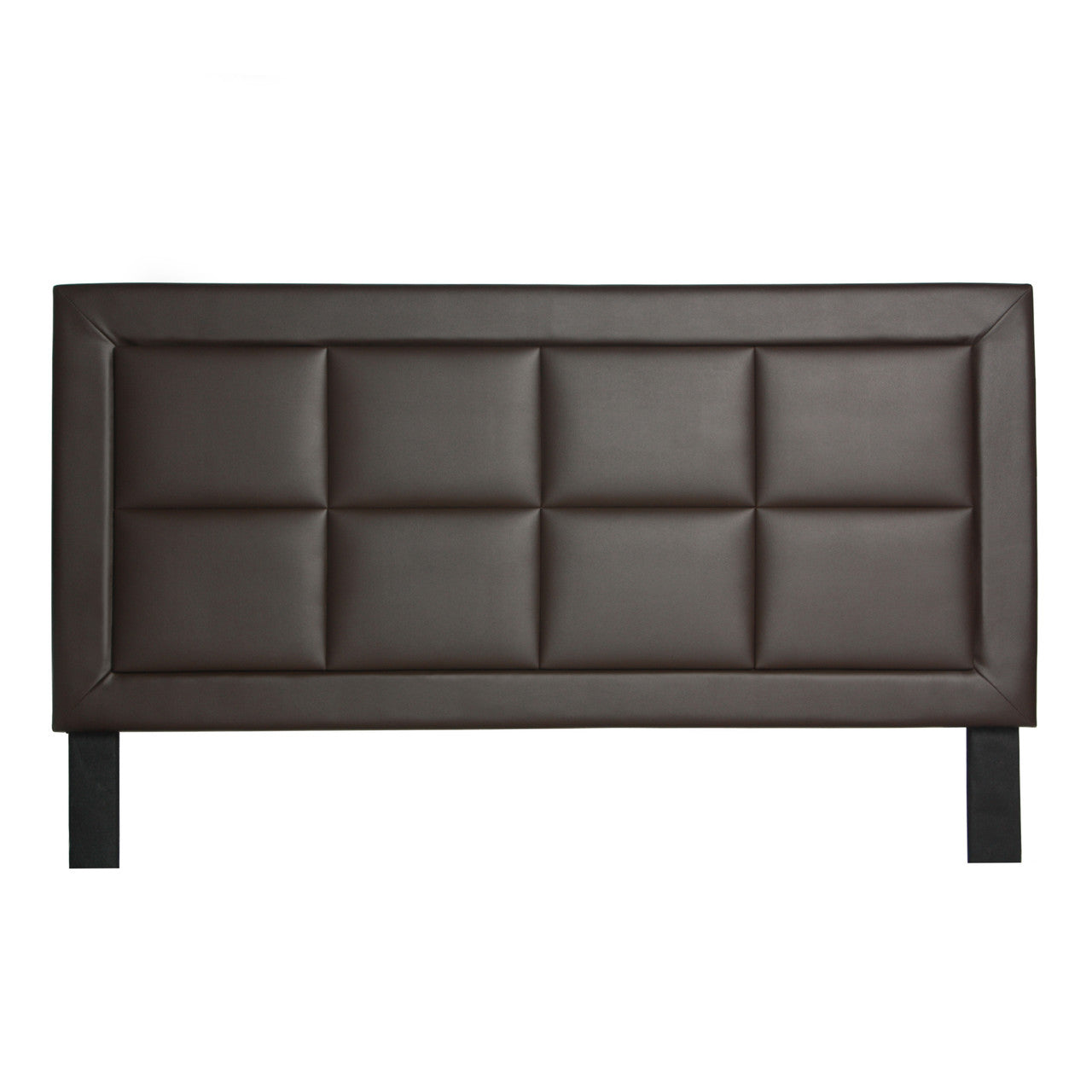 Go Green Woods Elegant Faux Leather Upholstered Panel Bed Twin