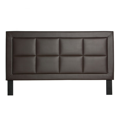 Go Green Woods Elegant Faux Leather Upholstered Panel Bed Twin