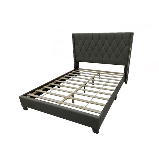 Go Green Woods Amelia Fabric Tufted Queen Platform Bed