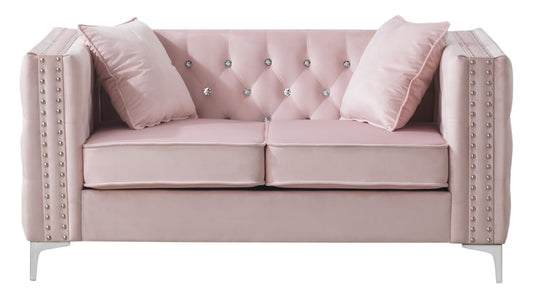 Pretty in Pink Loveseat -Pink