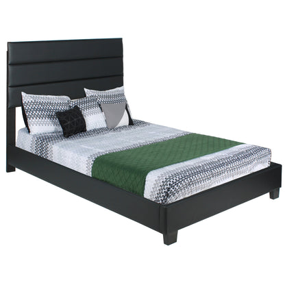 Go Green Woods Napoli Faux Leather Upholstered Platform Bed Twin