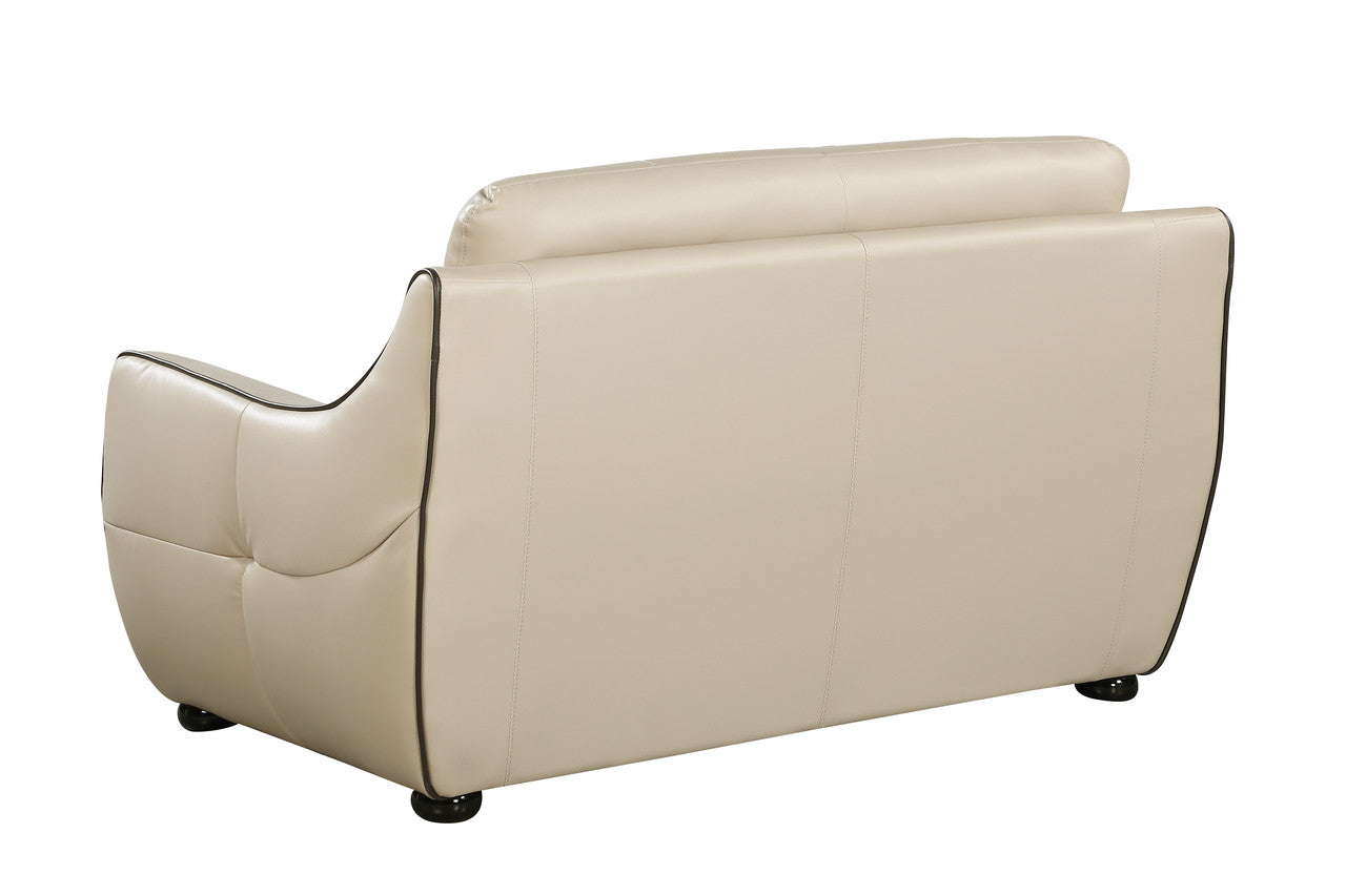 Nova Genuine Leather Loveseat