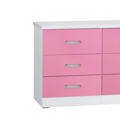 Go Green Woods Megan Wooden 6 Drawer Double Dresser