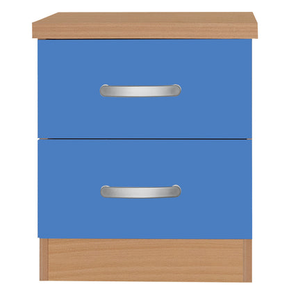 Go Green Woods Cindy Faux Wood 2 Drawer Nightstand