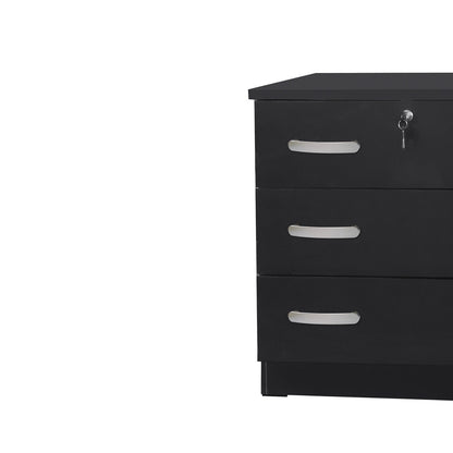Go Green Woods Cindy Wooden 3 Drawer Chest Bedroom Dresser