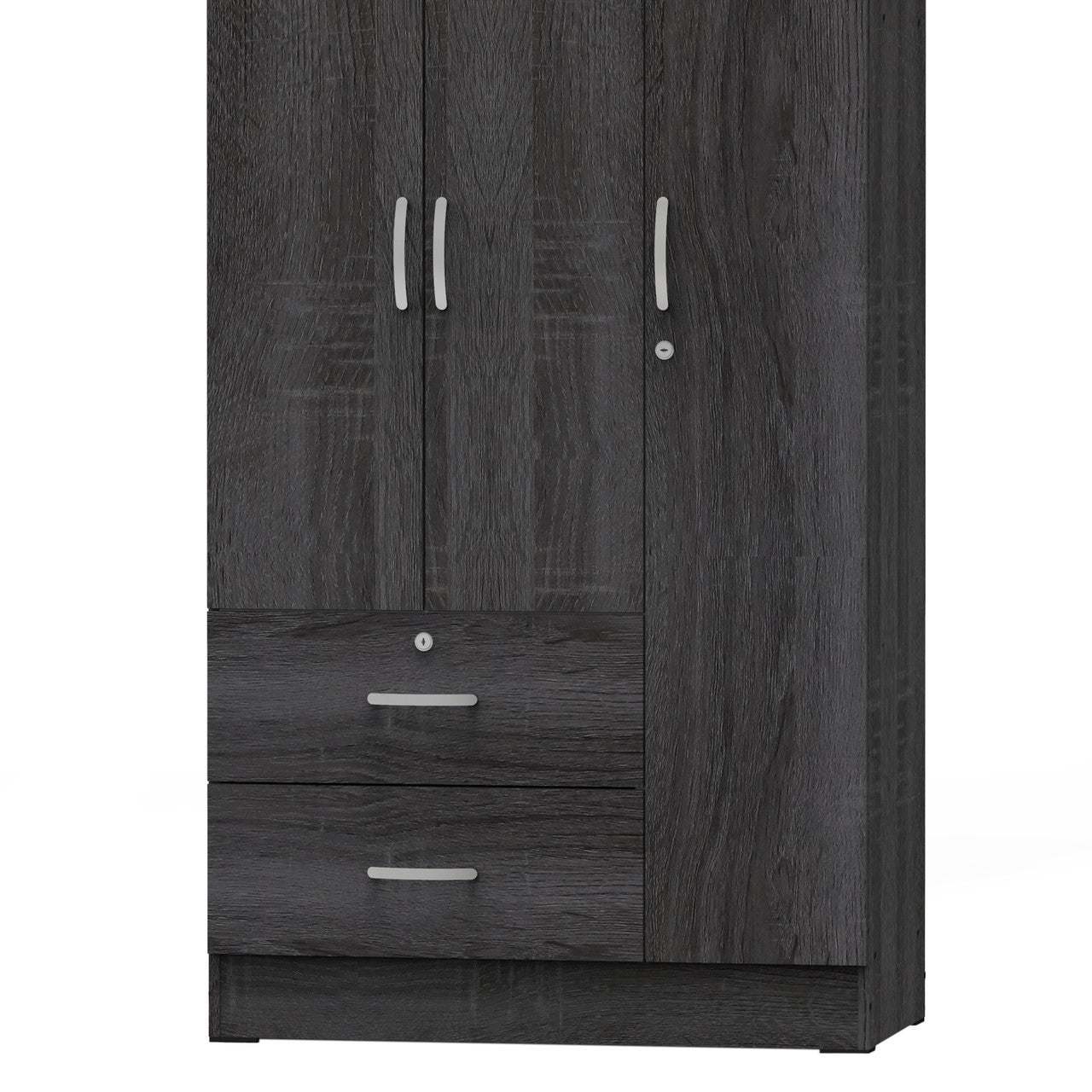 Go Green Woods Symphony Wardrobe Armoire Closet with Two Drawers