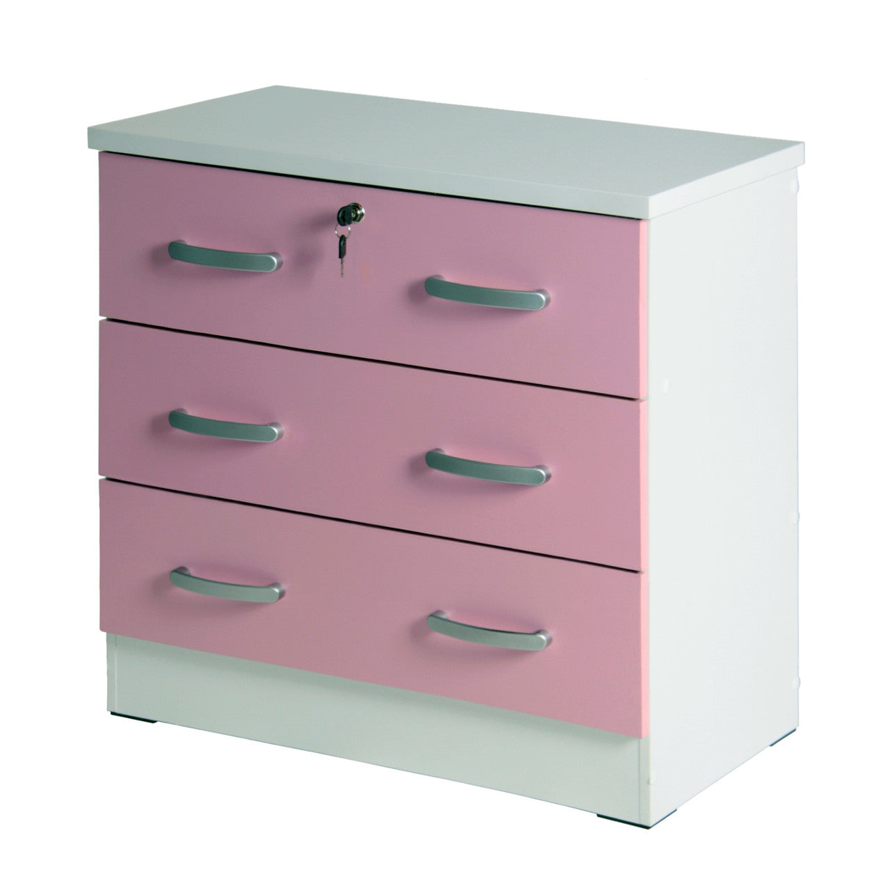Go Green Woods Cindy Wooden 3 Drawer Chest Bedroom Dresser