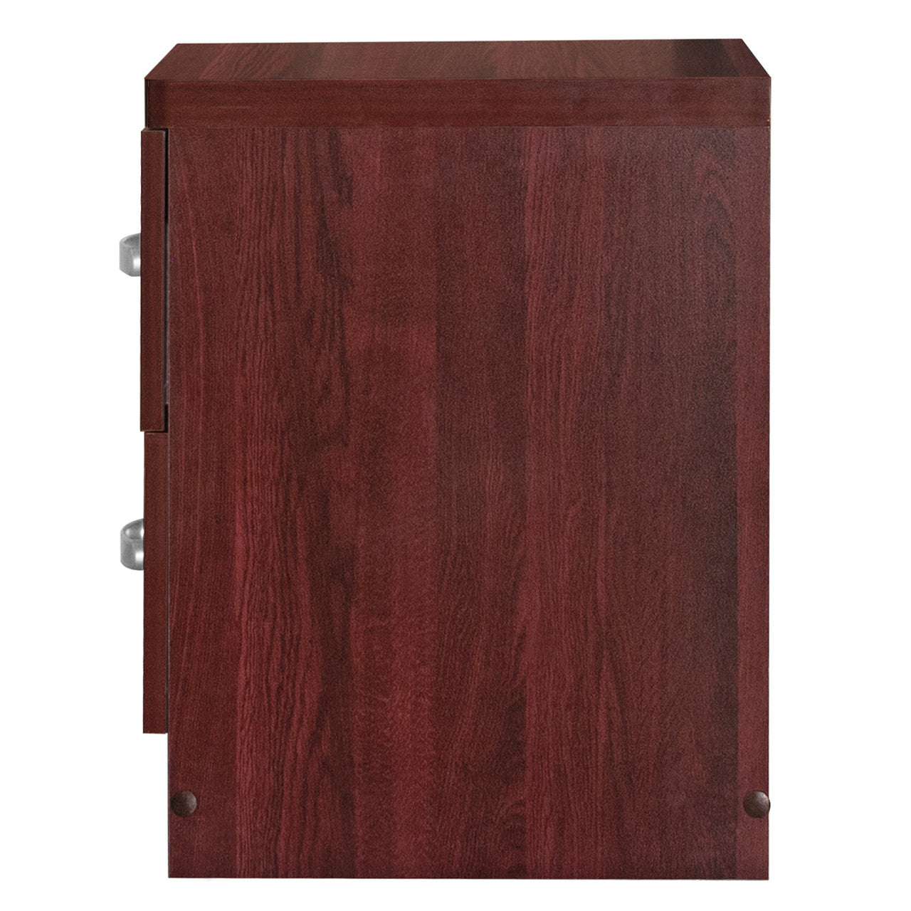 Go Green Woods Cindy Faux Wood 2 Drawer Nightstand