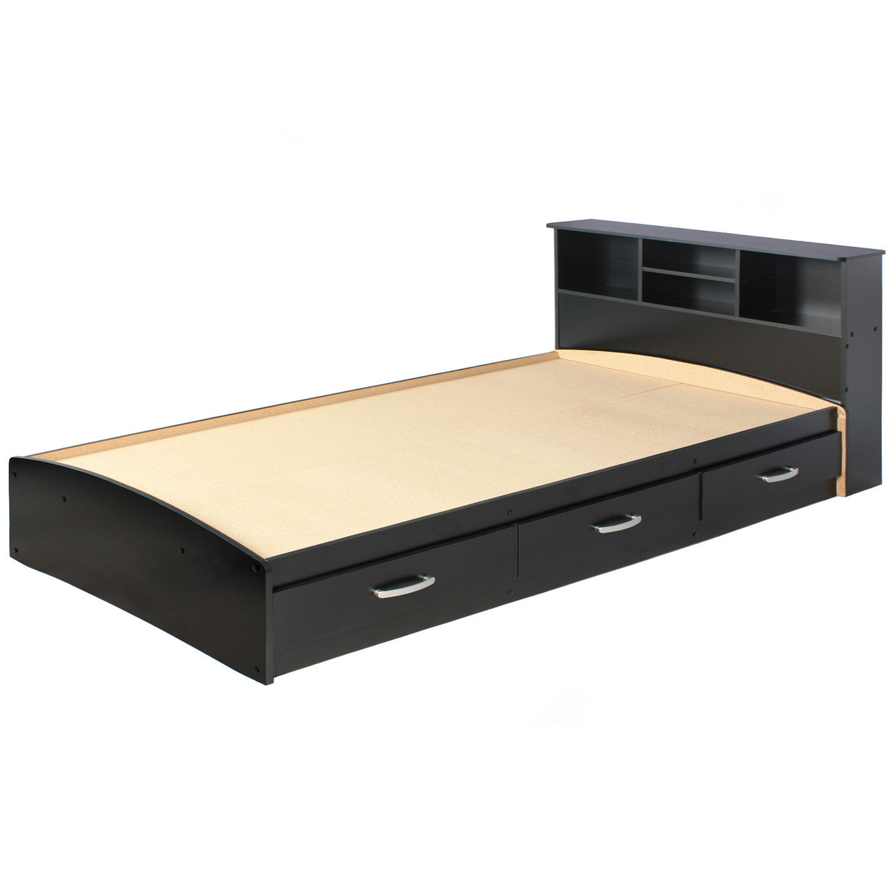 Go Green Woods California Wooden Full Captains Bed