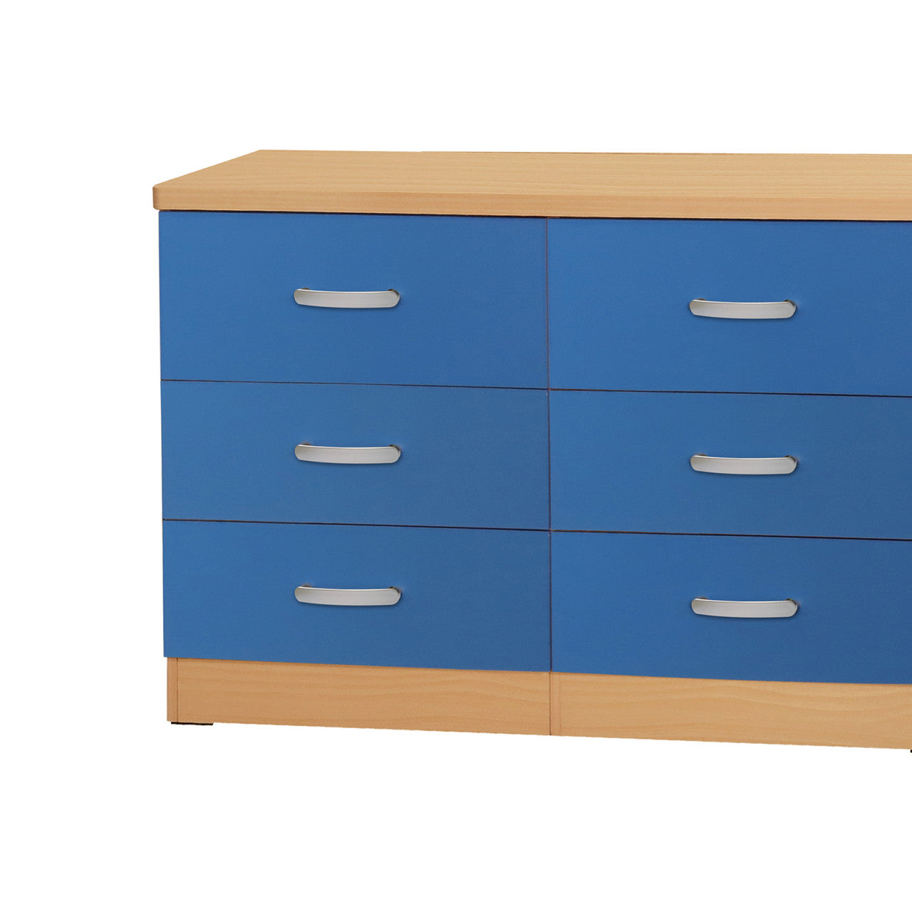 Go Green Woods Megan Wooden 6 Drawer Double Dresser