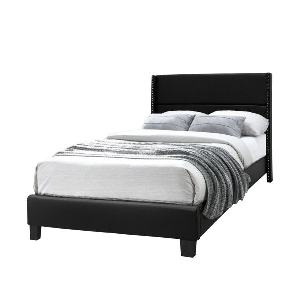 Go Green Woods Giulia Faux Leather Upholstered Twin Platform Bed
