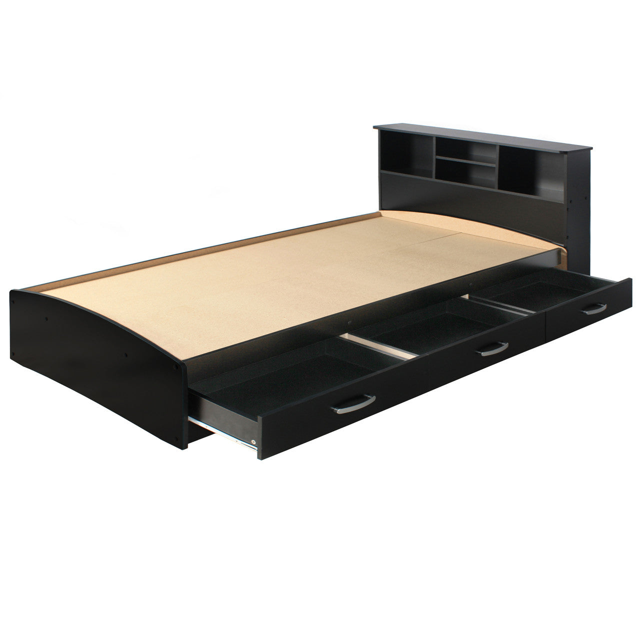 Go Green Woods California Wooden Full Captains Bed