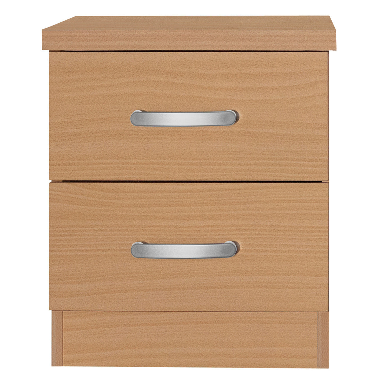 Go Green Woods Cindy Faux Wood 2 Drawer Nightstand
