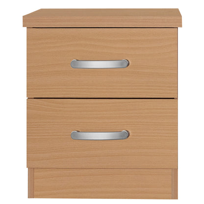 Go Green Woods Cindy Faux Wood 2 Drawer Nightstand