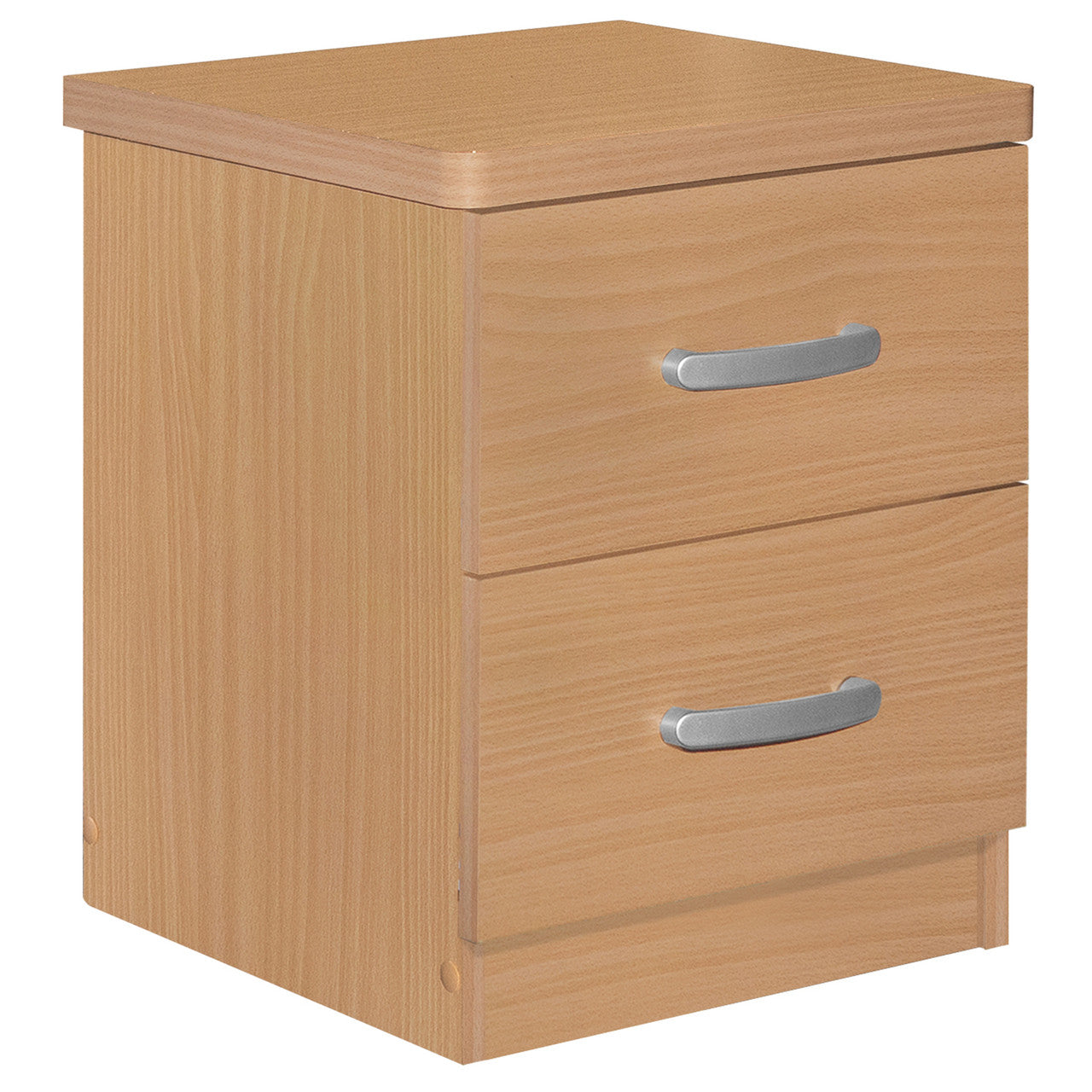 Go Green Woods Cindy Faux Wood 2 Drawer Nightstand