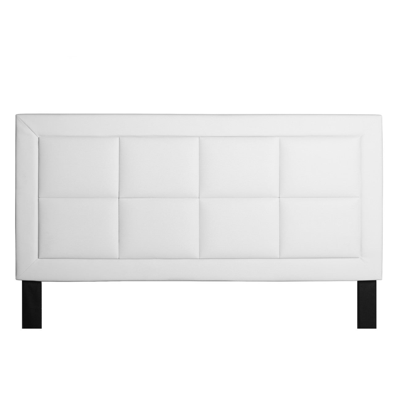 Go Green Woods Elegant Faux Leather Upholstered Panel Bed Twin