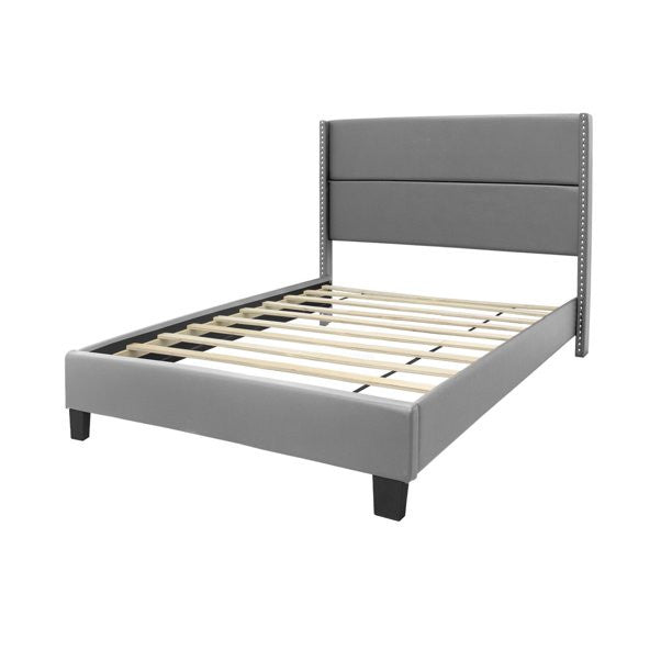Go Green Woods Giulia Faux Leather Upholstered Twin Platform Bed