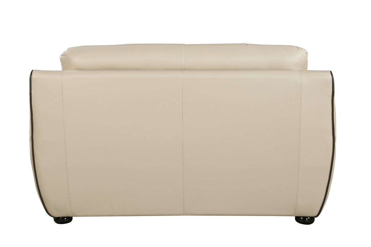 Nova Genuine Leather Loveseat