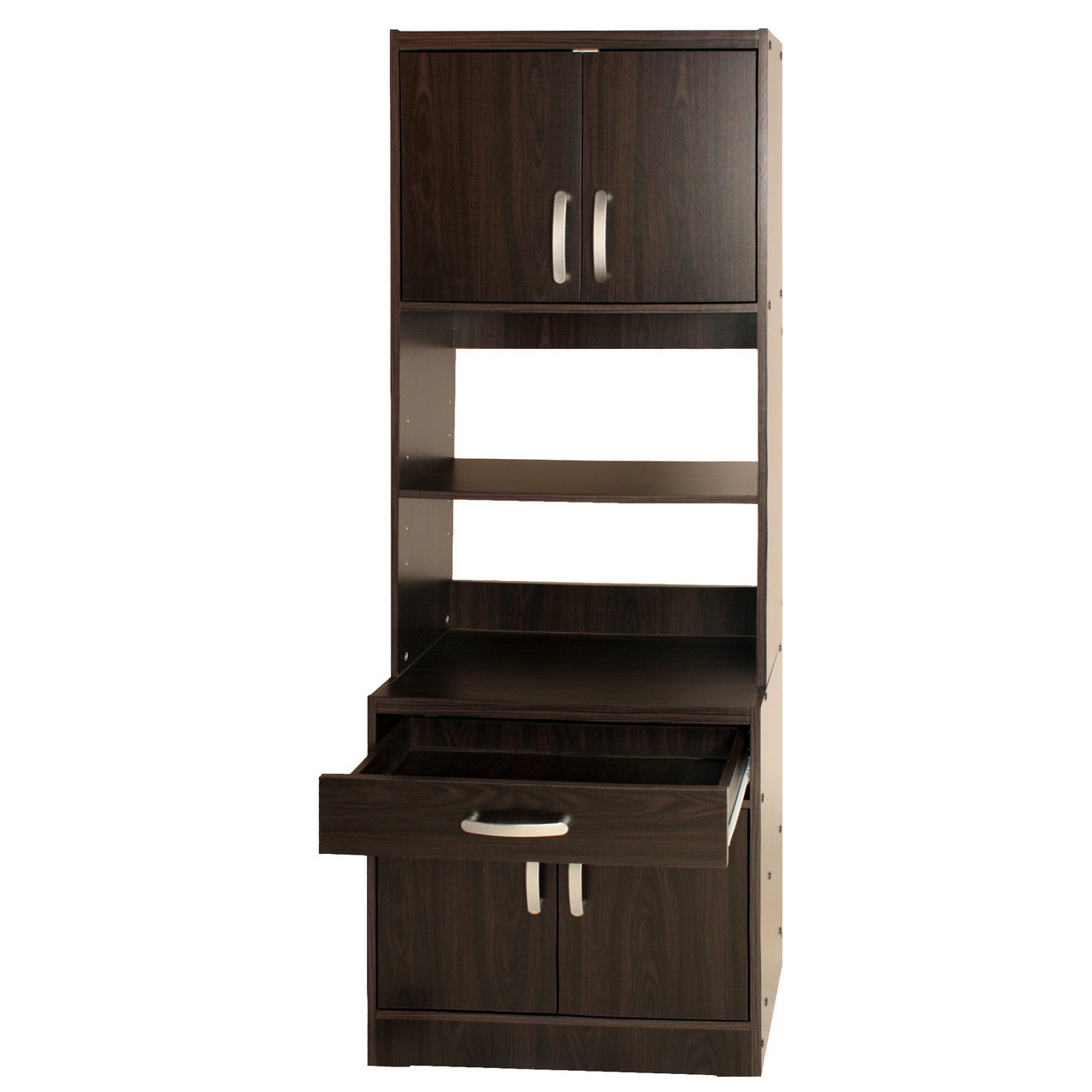 Go Green Woods Shelby Tall Wooden Kitchen Pantry
