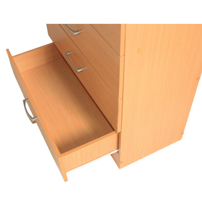 Go Green Woods Florence Wood 5 Drawer Dresser for Bedroom