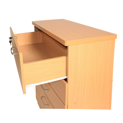 Go Green Woods Florence Wood 5 Drawer Dresser for Bedroom