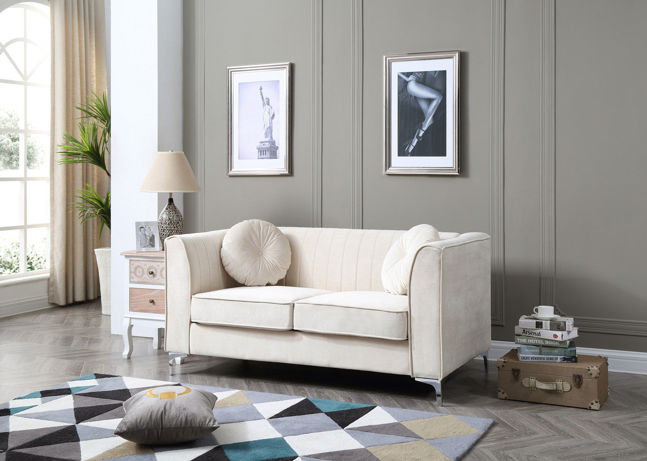 Ivory Delight Loveseat