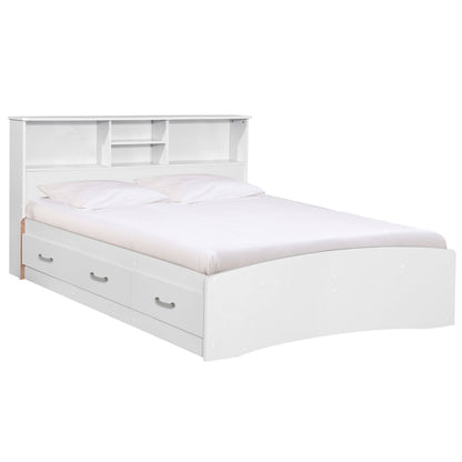 Go Green Woods California Wooden Full Captains Bed