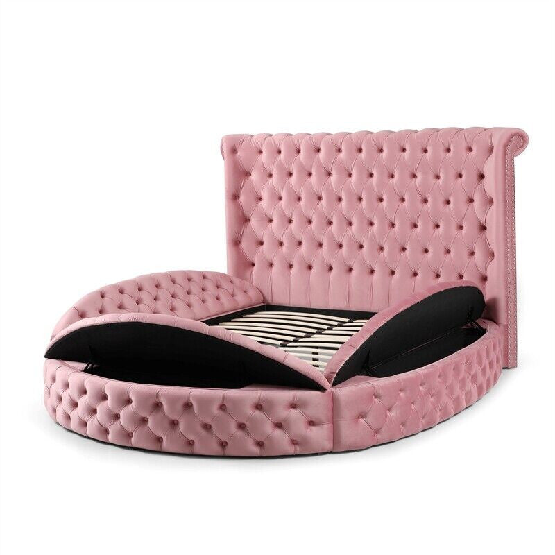 Go Green Woods Elizabeth Velvet Queen Bed