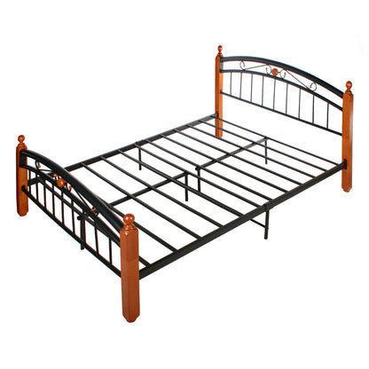 Go Green Woods Lexus Metal Bed Frame with Headboard & Footboard