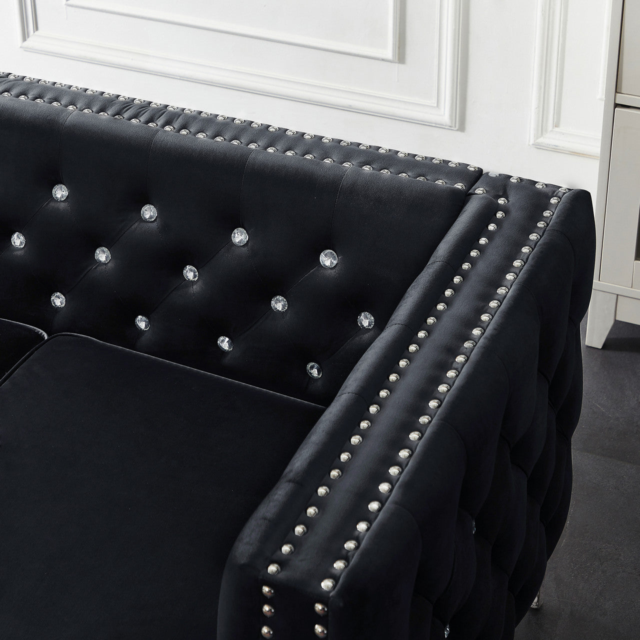 Velvet Loveseat Sofa
