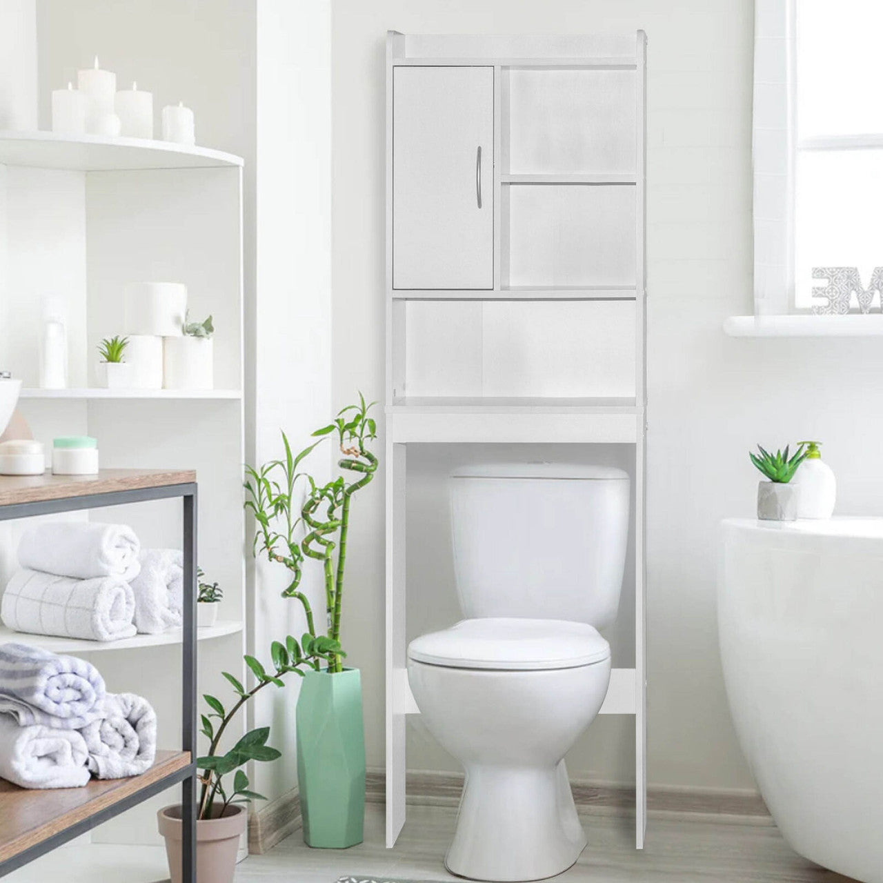 Go Green Woods Ace Over the Toilet Storage Cabinet