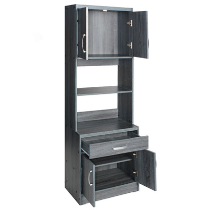 Go Green Woods Shelby Tall Wooden Kitchen Pantry