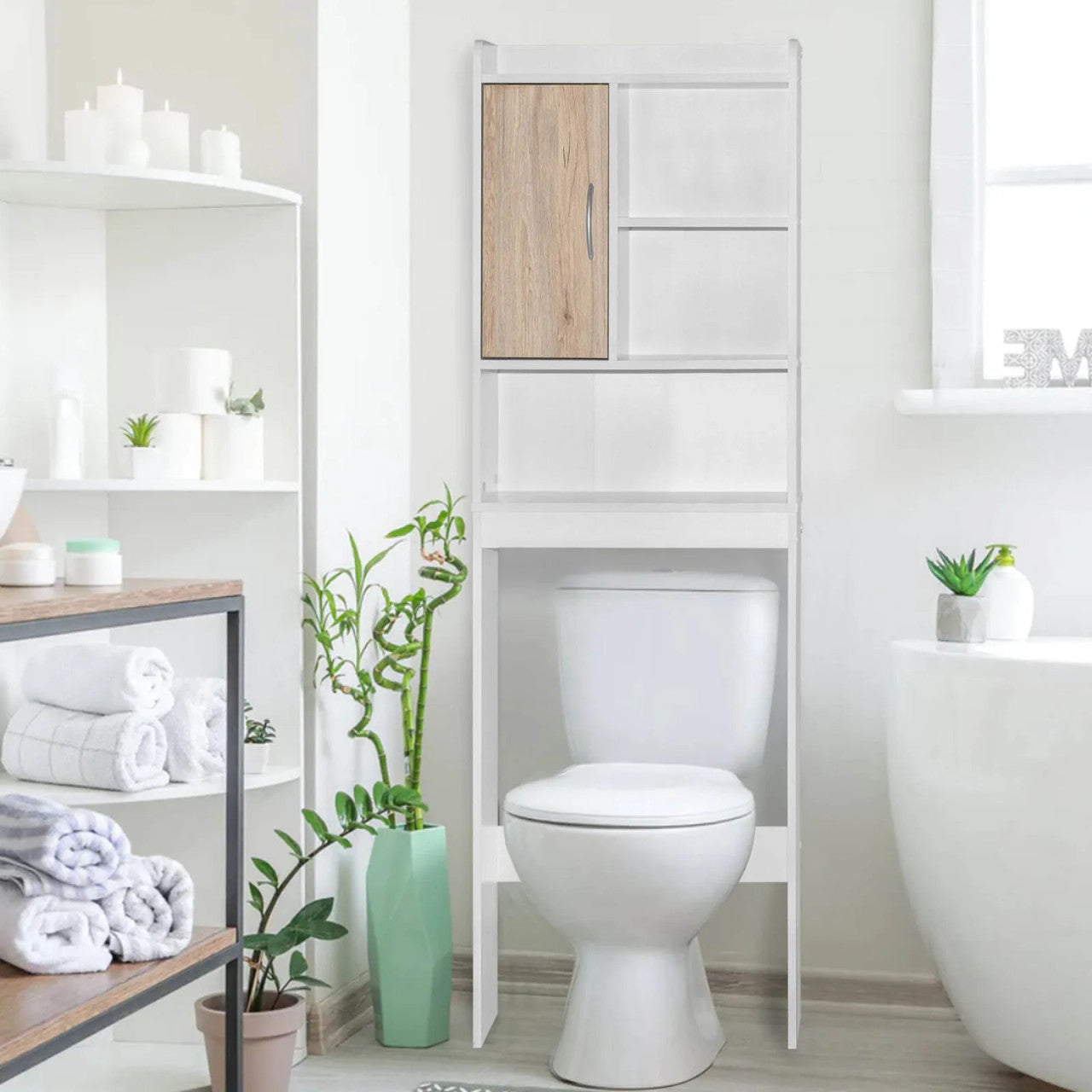 Go Green Woods Ace Over the Toilet Storage Cabinet