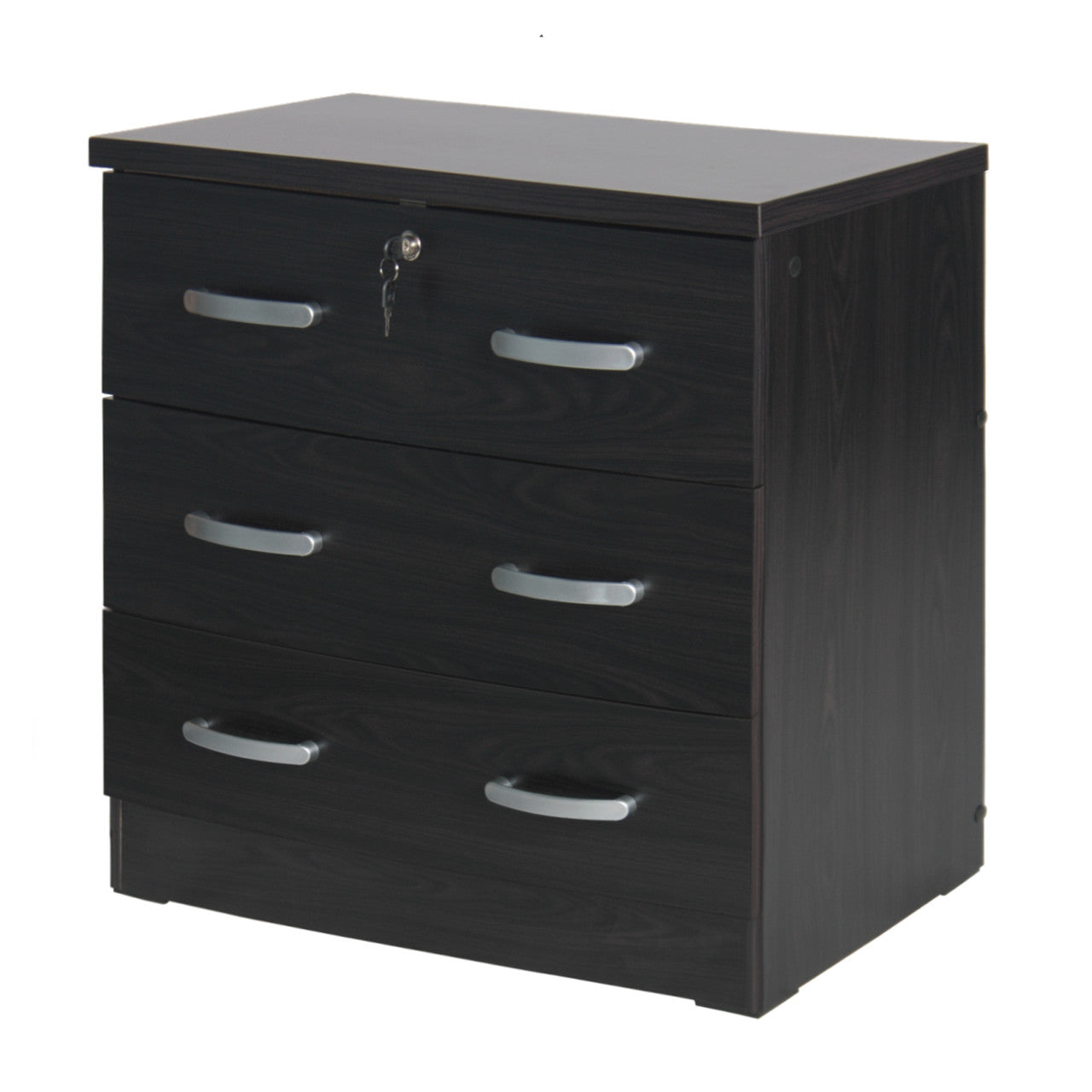 Go Green Woods Cindy Wooden 3 Drawer Chest Bedroom Dresser